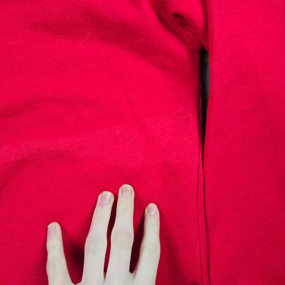 Vintage Marlboro Crewneck Sweatshirt Mens XL Red Blank Heavyweight 90s Y2K - Picture 4 of 14